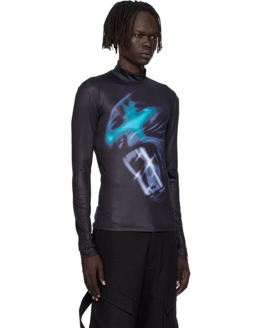 gerrit jacob tops Gerrit Jacob Black Printed T-shirt Gerrit Jacob