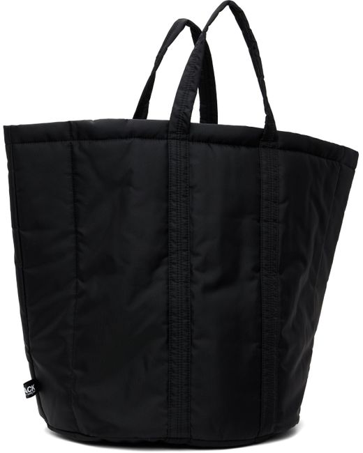COMME DES GARÇON BLACK ブラック ラージ Circular トートバッグ Black