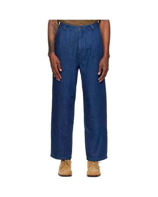 A.P.C. Blue Ricky Jeans for men