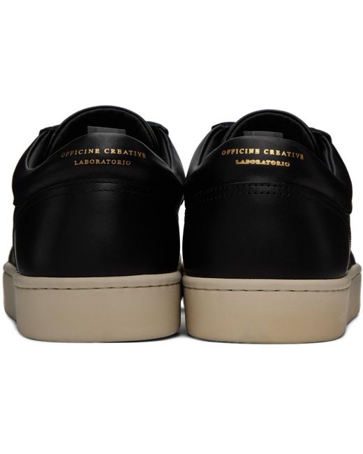Officine Creative Black Kyle Lux 001 Sneakers for men