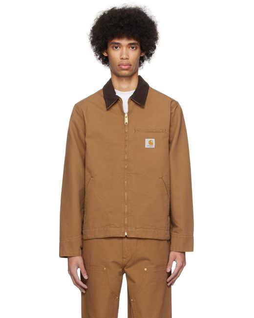 Carhartt Multicolor Tan Detroit Jacket for men