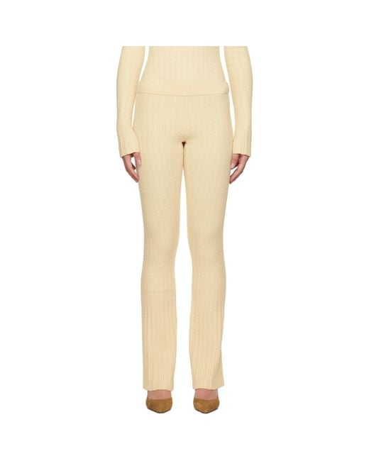 GUIZIO Natural Off- Camille Lounge Pants
