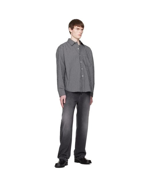 mfpen Black Executive Shirt for men