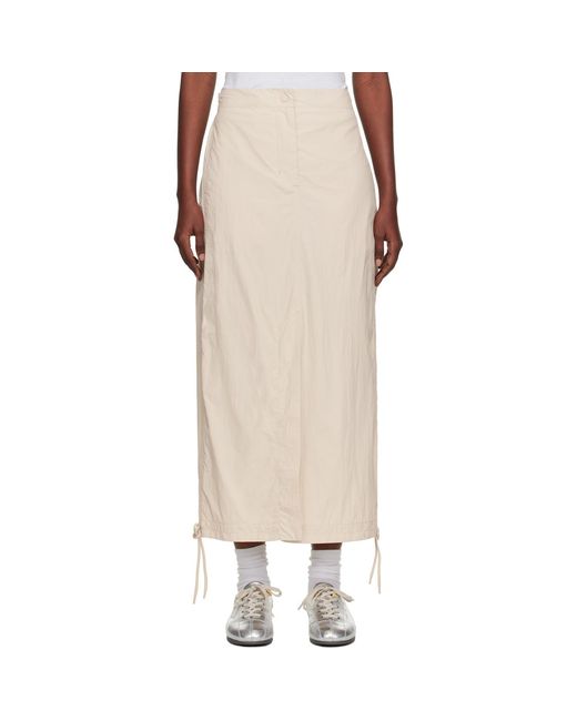 Holzweiler Natural Lt Track Maxi Skirt