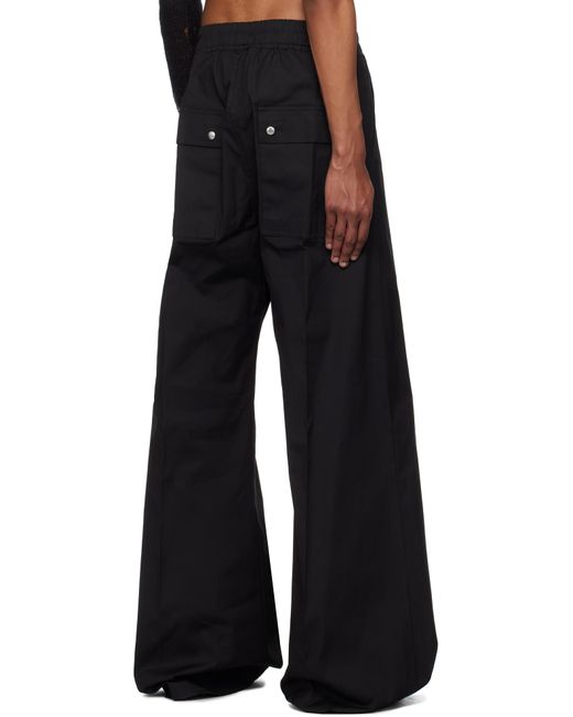 Rick Owens Black Hollywood Wide Bela Trousers for men