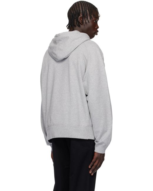 Reigning Champ Gray Midweight Terry Relaxed Hoodie for men