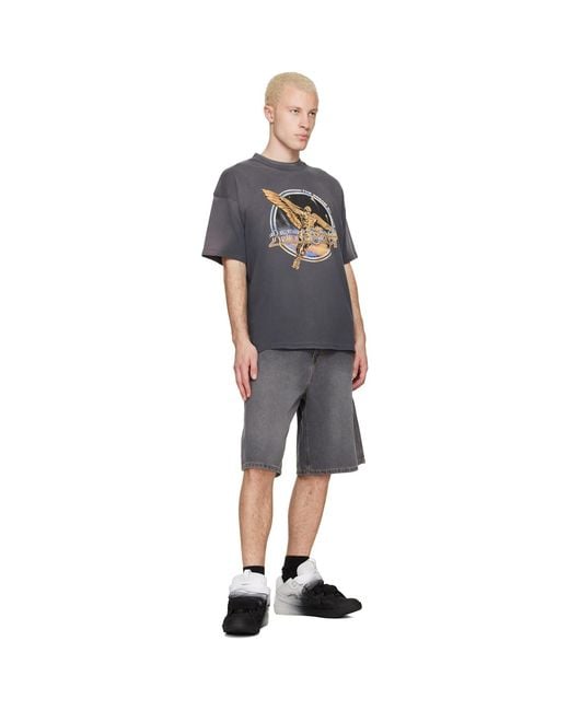 Lanvin Black Off- Spray Curb Sneakers for men
