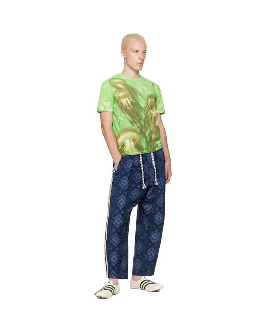 Adidas Originals Blue Edison Chen Edition Clot Track Pants for men