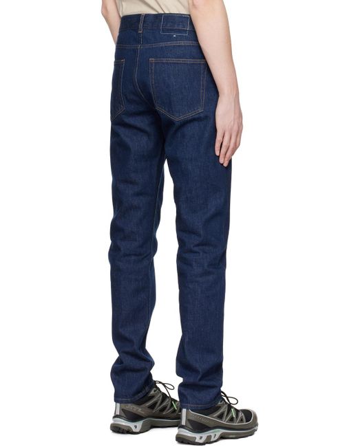 Norse Projects Blue Navy Slim Jeans for men