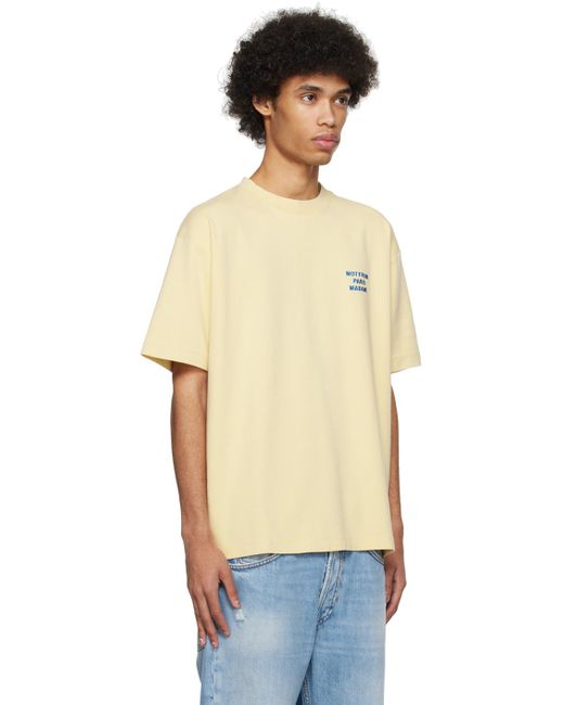 T-shirt 'le t-shirt slogan' jaune Drole de Monsieur pour homme en coloris Blue