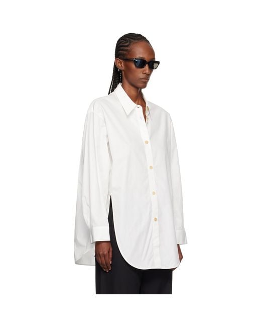 Khaite White Goya Shirt