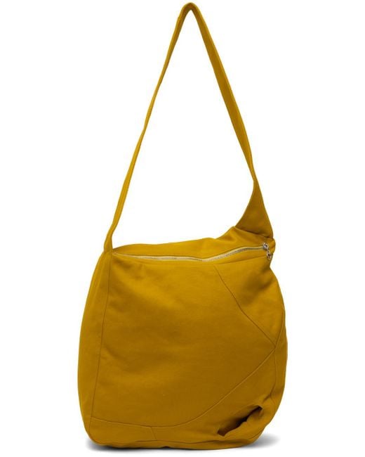 Kiko Kostadinov Black Yellow Deultum Bag for men