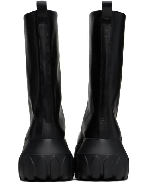 Rick Owens Porterville Fla Mega Tractor ブーツ Black
