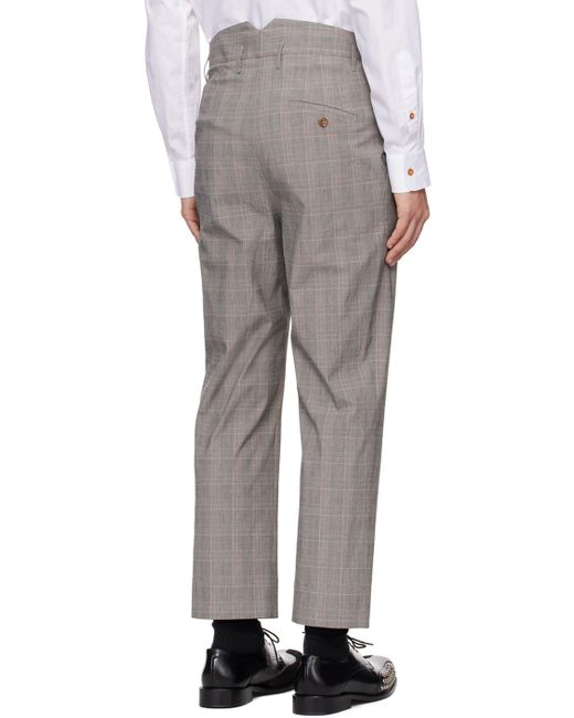 Vivienne Westwood Gray Cruise Trousers for men