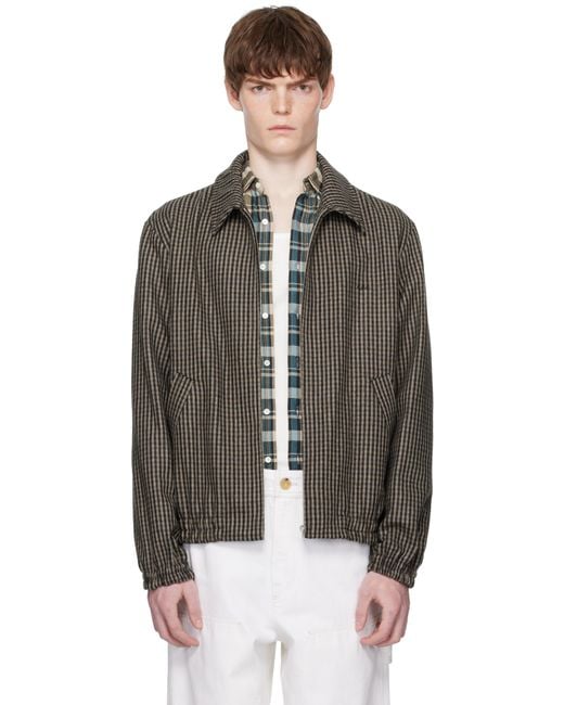 A.P.C. Black Gilbert Jacket for men