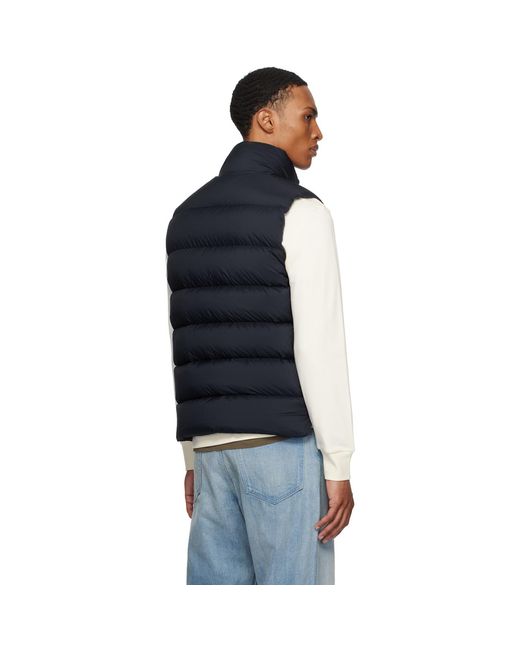 Moncler Black Tibb Down Vest for men