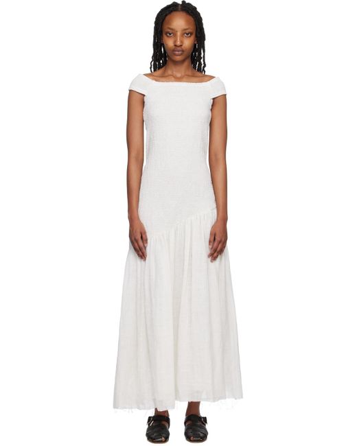 Gabriela Hearst Black White Veloso Maxi Dress