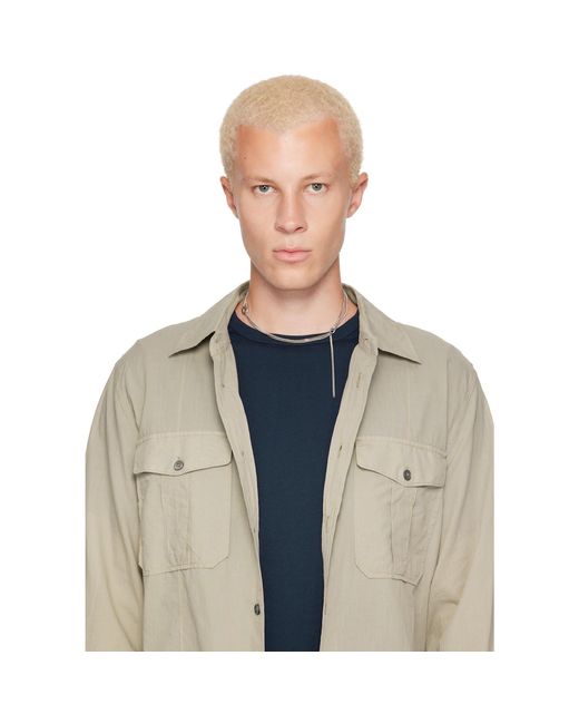Justine Clenquet Metallic Nino Necklace for men