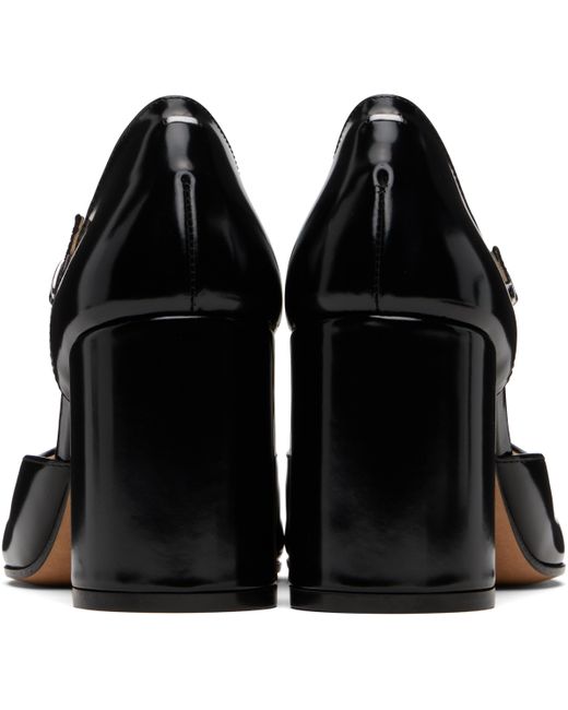 Maison Margiela Black Tabi Pump Heeled Sandals