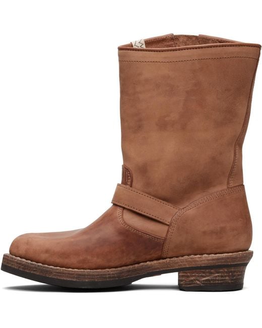 Visvim Brown T.W.O. Folk Boots for men