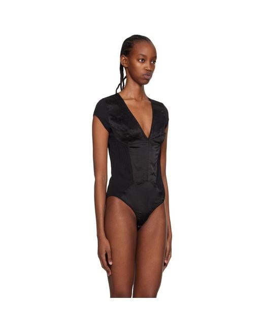 Anna October Black Ariyah Bodysuit
