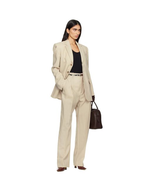 Wardrobe NYC Natural Light Longline Blazer