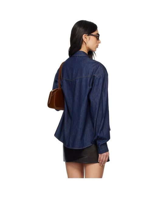 Khaite Blue Grenon Shirt