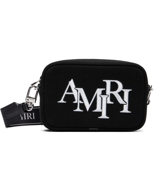 Amiri Black '' stagge Camera Bag for men