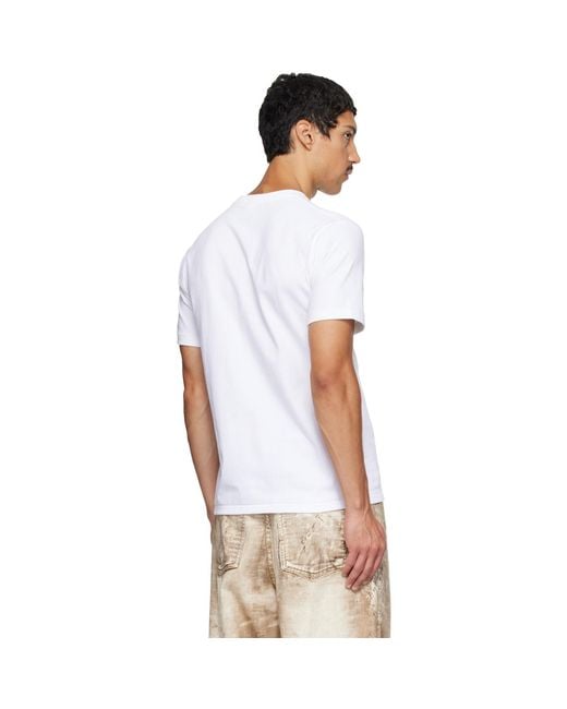 A Bathing Ape White Classic Donut T-Shirt for men