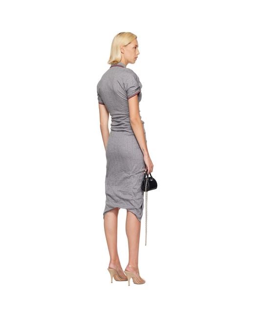 Vivienne Westwood Blue Pulling Midi Dress