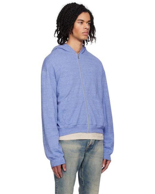 John Elliott Vintage Melange Hoodie in Blue for Men Lyst Canada