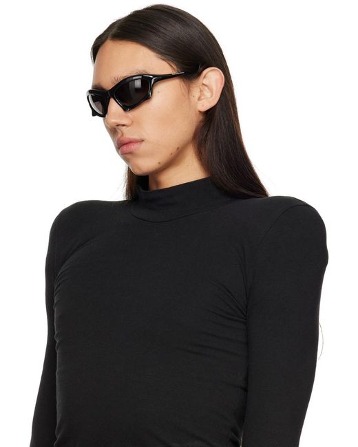 Balenciaga Black Bat Sunglasses for men