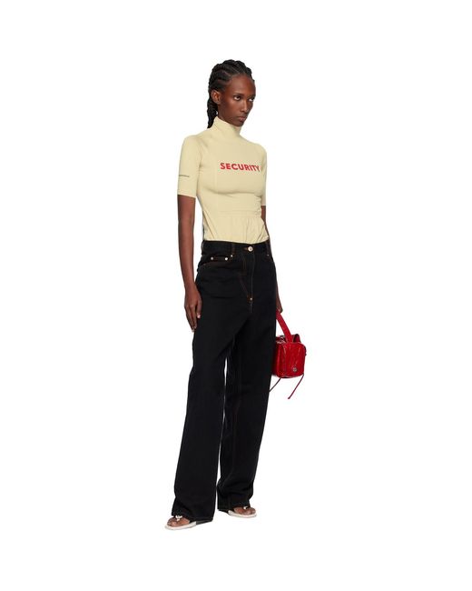 Pushbutton Black 'Security' Pocket Top