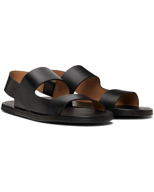 Marsèll Black Sandellone Sandals for men