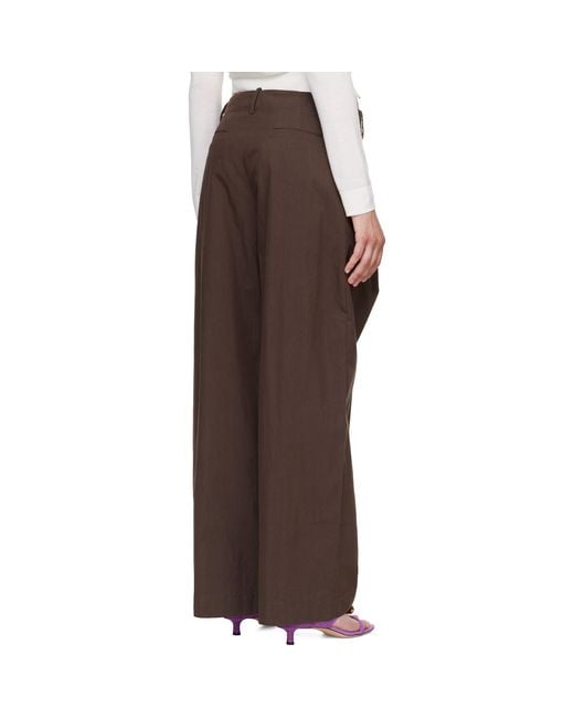 Belle Anna Brown Bolinas Trousers