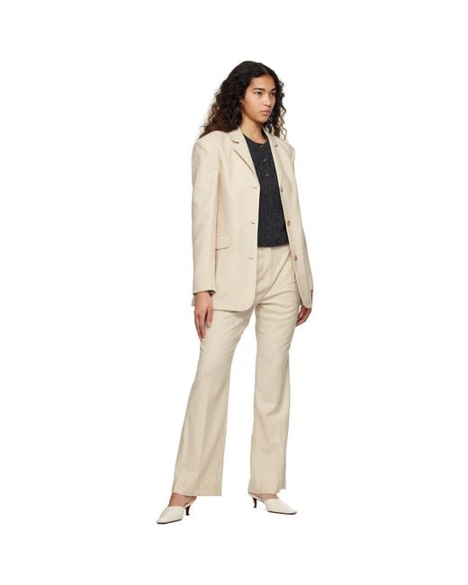 THE GARMENT Natural Taranto Trousers