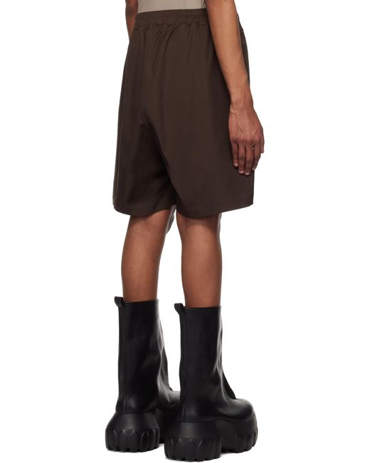 Short Boxeur Brun Rick Owens pour homme en coloris Black