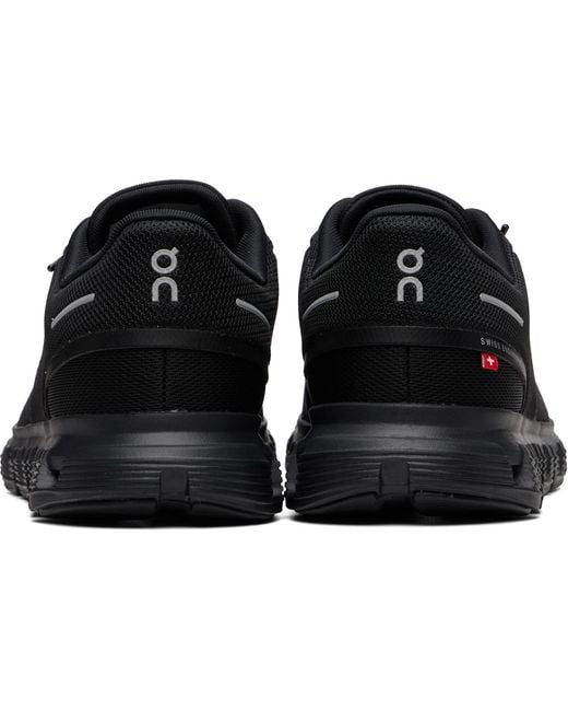 On Shoes Black Cloud 6 Sneakers for men