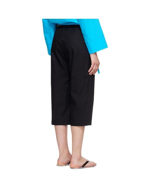 Brooke Callahan Blue Tie Capri Trousers