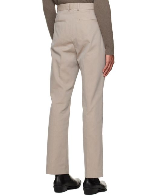 Our Legacy Natural Taupe Darien Trousers for men
