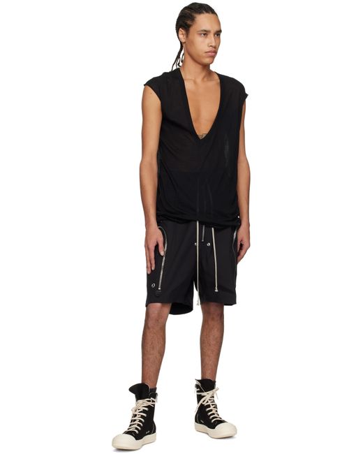 Rick Owens Black Hollywood Sneaks Sneakers for men