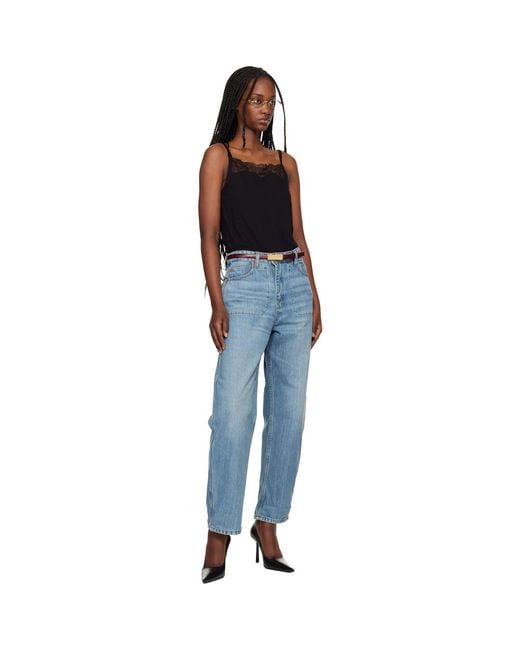 Re/done Black 'The Rewind' Reversible Jeans