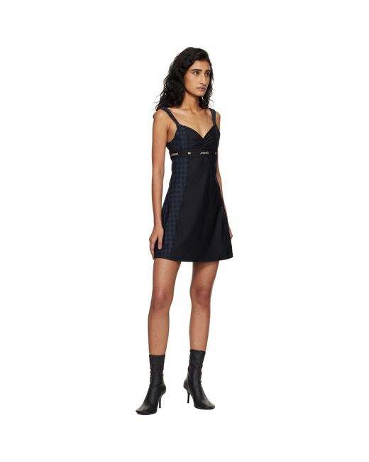 Amiri Black Ma Quad Minidress