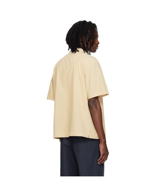 A.P.C. Black Jude Shirt for men