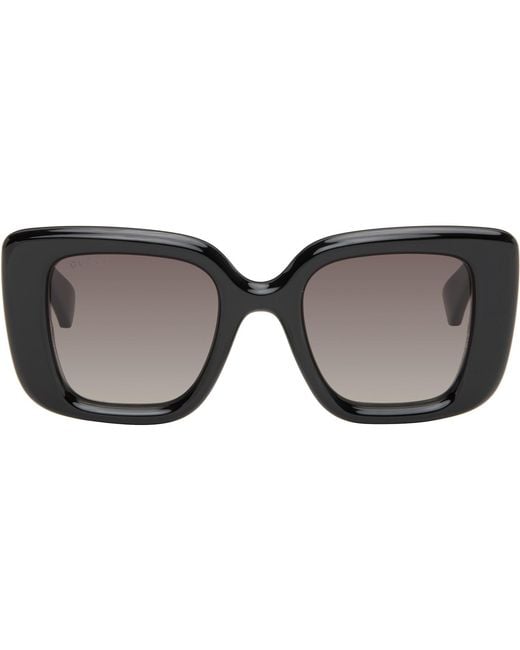 Gucci Black Butterfly Frame Sunglasses