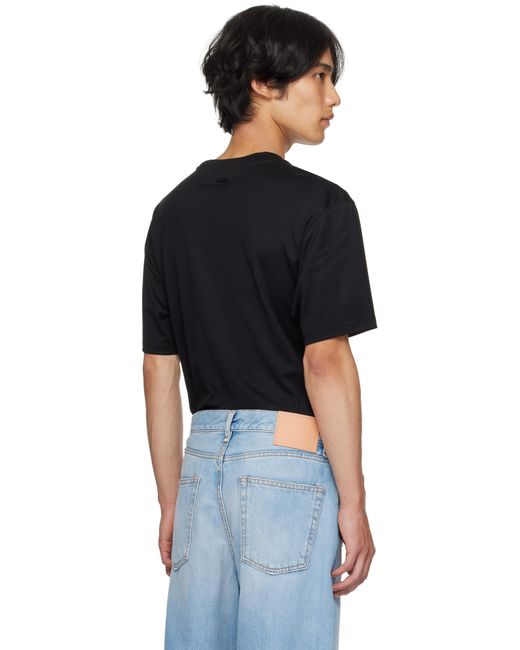 T-Shirt Droit Noir À Panneau De Style Corset Mugler pour homme en coloris Black