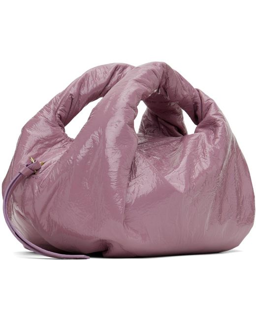 Dries Van Noten Purple Small Twist Bag