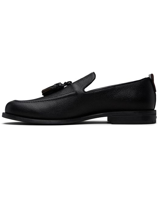 HUGO Black Tassel Loafers for men
