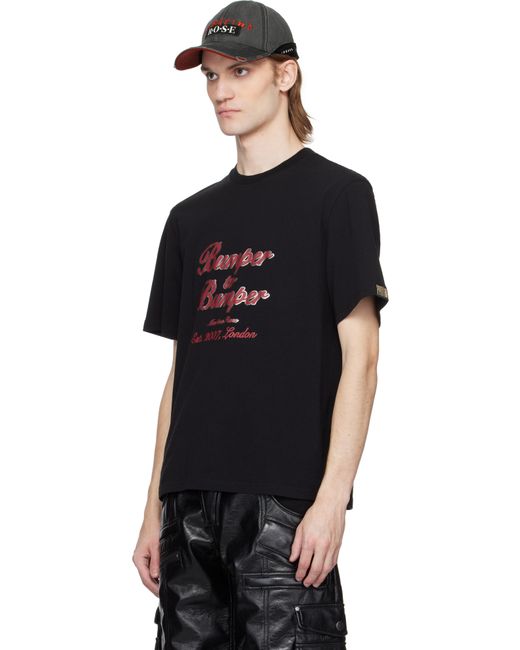メンズ Martine Rose ブラック Classic Tシャツ Black