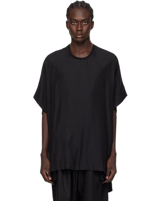 T-shirt de style poncho noir Julius pour homme en coloris Black